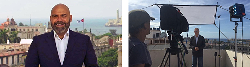 AP offers live camera positions in Havana, Cuba.