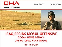 DHA sends SNG satellite truck to Mosul area.