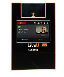 LiveU LU600 IP video transmission unit.