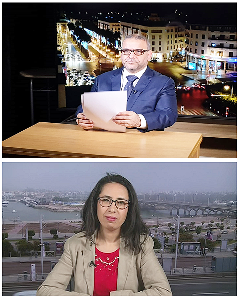 Morocco: live TV broadcast studio production and transmission in Rabat.