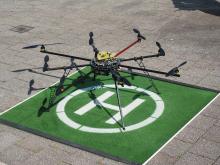 Drone newsgathering in South Africa by Purple Turtle.