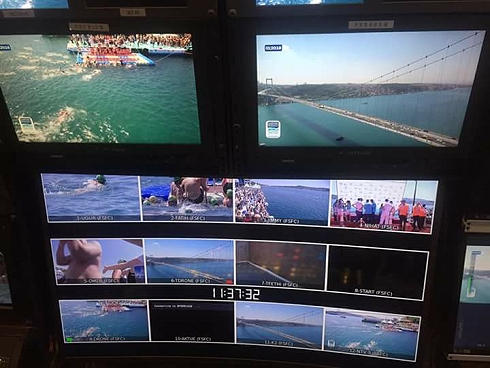 Outside Broadcast (OB) live production in Istanbul.