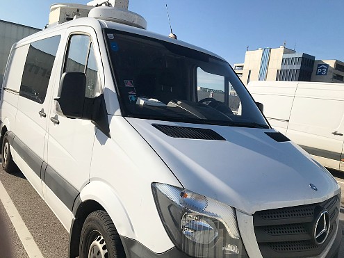 London: SNG satellite truck for sale.