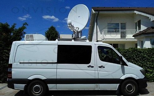 SNG satellite truck for sale.