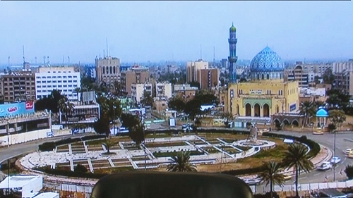 IHA provides a live broadcast TV studio in Baghdad, Iraq.