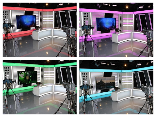IHA's live broadcast studios at its headquarters in Istanbul