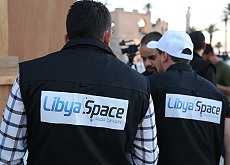 Libya Space broadcast crew.