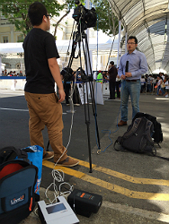 LiveU video uplink solution being used by MediaCorp journalists in Singapore.