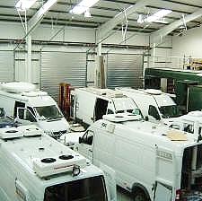 SNG trucks built by Megahertz in the UK