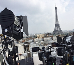 New TR live position with Eiffel Tower in background.