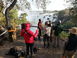 Purple Turtle transmits first live satellite broadcast from Victoria Falls in Zambia.