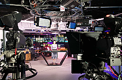 Live broadcast studio from Tower Media in Dubai.