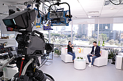 Tower Media's live broadcast studio in Dubai, United Arab Emirates.