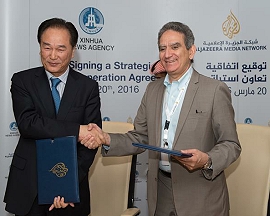 Xinhua and Al Jazeera sign co-operation agreement